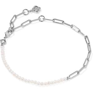 imageKendra Scott Markie Half Chain Bracelet in Freshwater Cultured Pearl Fashion Jewelry for WomenRHODIUMFRESHWATER CULTURED PEARL