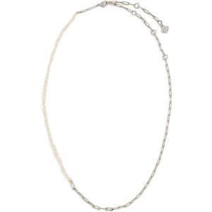 imageKendra Scott Markie Half Chain Necklace Fashion Jewelry for WomenRHODIUMFRESHWATER CULTURED PEARL