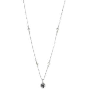 imageKendra Scott Nola Pendant Necklace for Women Fashion JewelryRHODIUM  PLATINUM DRUSY