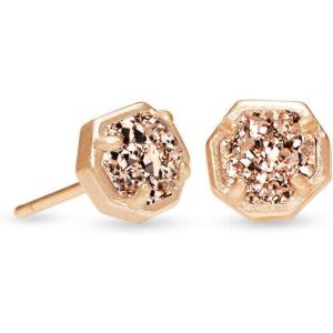 imageKendra Scott Nola Stud Earrings for Women Fashion JewelryROSE GOLD  ROSE GOLD DRUSY