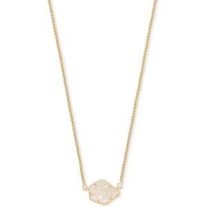imageKendra Scott Tess Pendant Necklace for Women Fashion JewelryGOLD  IRIDESCENT DRUSY