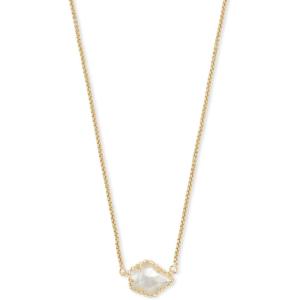 imageKendra Scott Tess Pendant Necklace for Women Fashion JewelryGOLDPLATED  IVORY MOTHER OF PEARL
