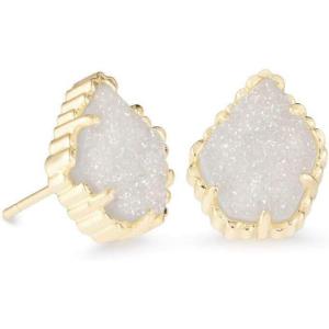 imageKendra Scott Tessa Stud Earrings for Women Fashion JewelryGOLD  IRIDESCENT DRUSY