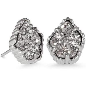 imageKendra Scott Tessa Stud Earrings for Women Fashion JewelryRhodium Platinum Drusy