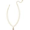 imageKendra Scott Camry Enamel Framed Mlt Necklace Fashion Jewelry for WomenGOLD  NATURAL MOTHER OF PEARL