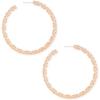 imageKendra Scott Maggie 25 Hoop Earrings for Women Fashion JewelryROSE GOLD  FILIGREE METAL