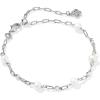 imageKendra Scott Ashton Delicate Chain Bracelet RhodiumPlated Brass Fashion Jewelry for Women Freshwater Cultured Pearl