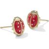 imageKendra Scott Lady Bug Stud EarringsGOLDRED MAGNESITE