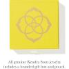 imageKendra Scott Cross Crystal Huggie Earrings Fashion Jewelry for WomenRHODIUMWHITE CUBIC ZIRCONIA