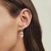 imageKendra Scott Lee Luxe Drop Earring Fashion Jewelry for WomenGOLDLIGHT BLUE CUBIC ZIRCONIA