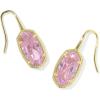 imageKendra Scott Lee Luxe Drop Earring Fashion Jewelry for WomenGOLDLIGHT PINK CUBIC ZIRCONIA