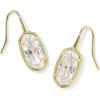 imageKendra Scott Lee Luxe Drop Earring Fashion Jewelry for WomenGOLDWHITE CUBIC ZIRCONIA
