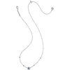 image:imageKendra Scott Mini Cassidy Pendant Necklace Fashion Jewelry for WomenRhodium  Cobalt Blue Illusion