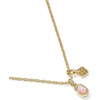 image:imageKendra Scott Mini Elisa Dira Necklace Fashion Jewelry for WomenGold  Light Pink Lab Opal