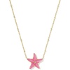 Gold - Bright Pink Mother of Pearl