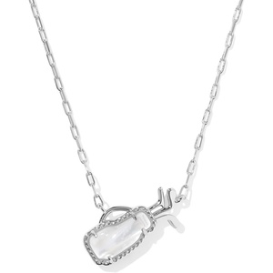 image:imageKendra Scott Golf Short Pendant Necklace Fashion Jewelry for WomenRHODIUMIVORY MOTHER OF PEARL