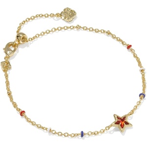 image:imageKendra Scott Mini Cassidy Delicate Bracelet Fashion Jewelry for WomenGold  Red Illusion