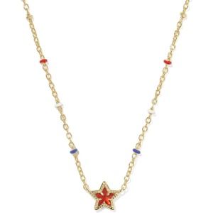 image:imageKendra Scott Mini Cassidy Pendant Necklace Fashion Jewelry for WomenGold  Red Illusion